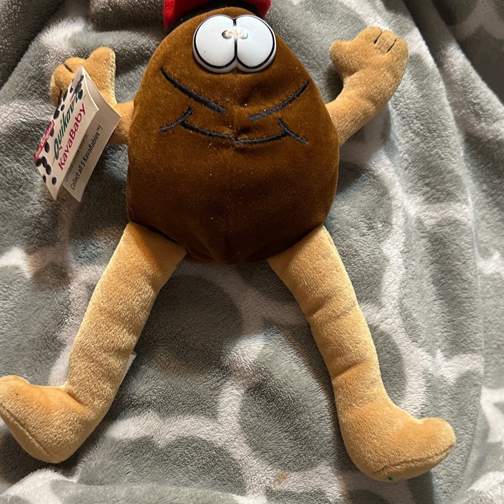 Kava baby 1998 Espresso TonyBrown and Tan Plush Toy
